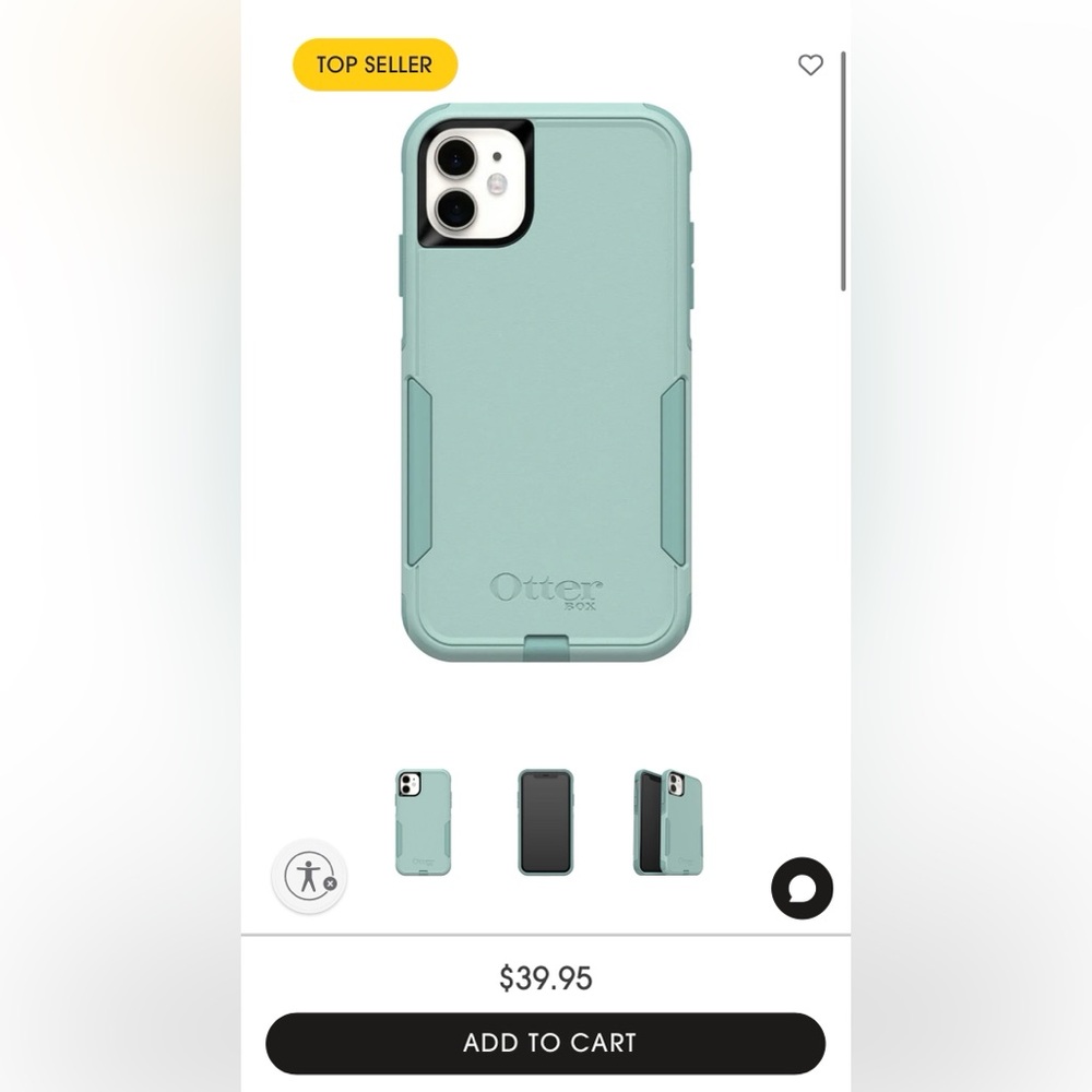 Otter Box Commutter series, Iphone 11 Pro Max, Color: Mint way (Teal)